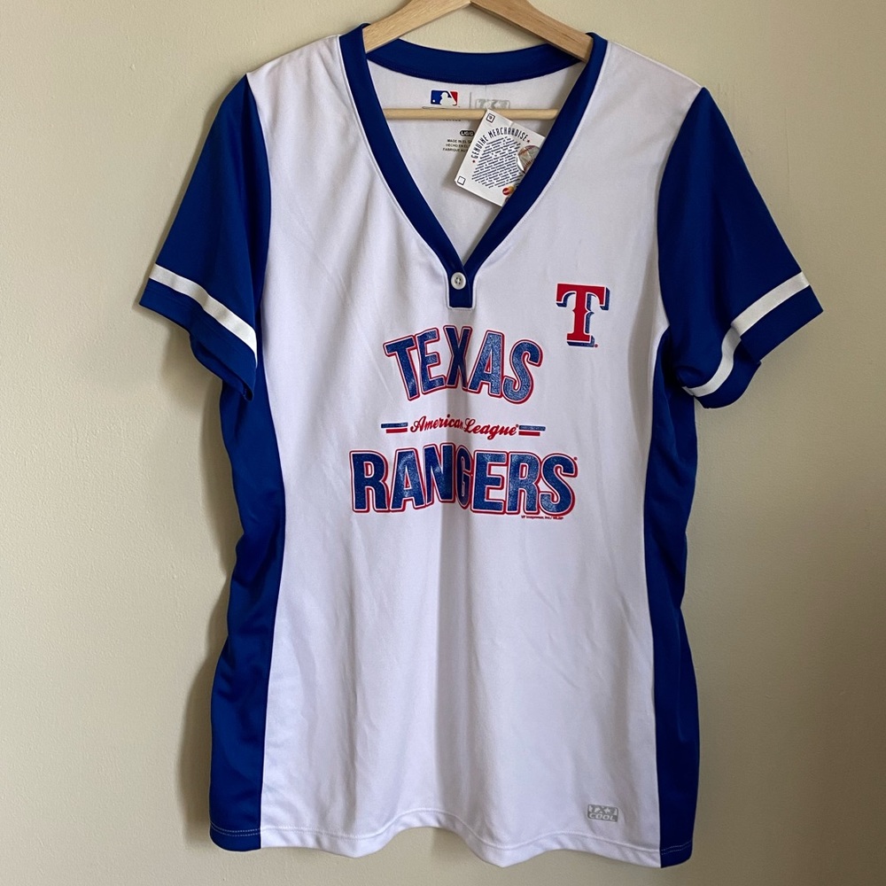 Texas Rangers MLB TX3 Cool Women’s Jersey look Tee